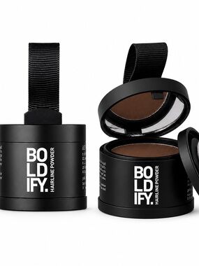 BOLDIFY Hairline Powder Medium Brown Root Touch Up Gray Coverage NIB